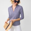 Aida 3/4 Sleeve Top in Riptide