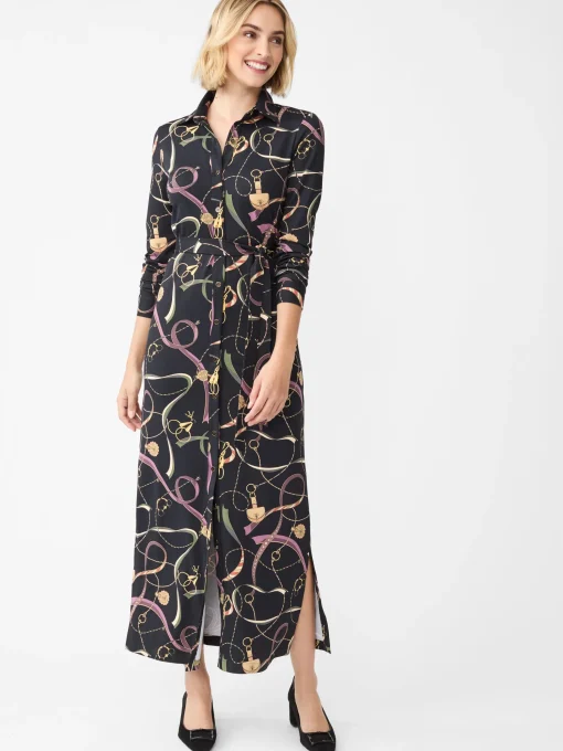 Amory Maxi Dress in Neo Sinclair Heraldic