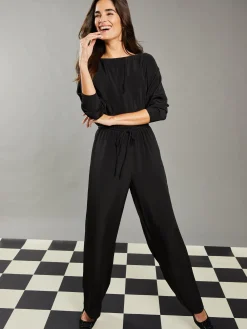 Bacall Silk Jumpsuit: RSVP x Steven Stolman