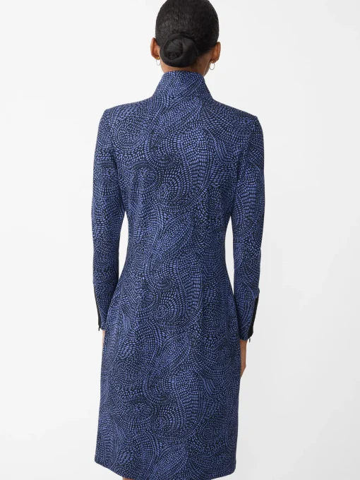 Bedford Dress in Ink Dot