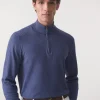 Brookhaven 1/4 Zip Sweater in Stripe