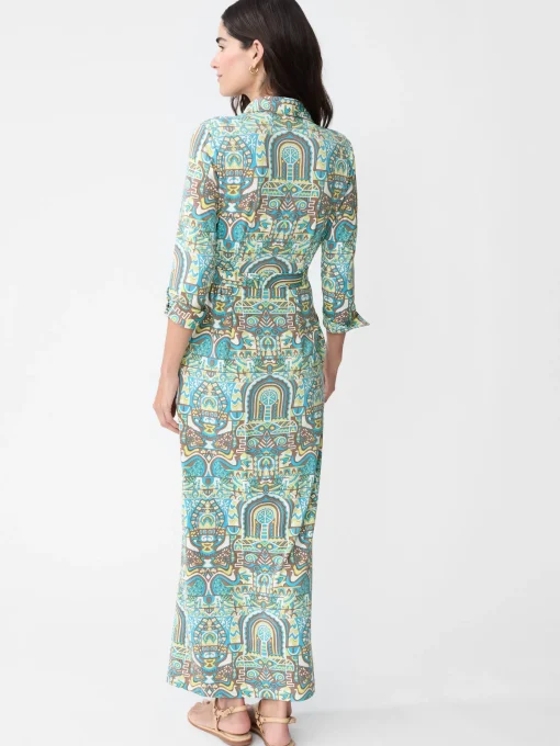 Brynn Maxi Dress in Yucutan Mural