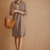 Cagney Dress in Micro City Windows
