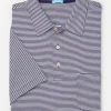 Callahan Cotton Polo in Stripe
