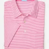 Callahan Cotton Polo in Stripe