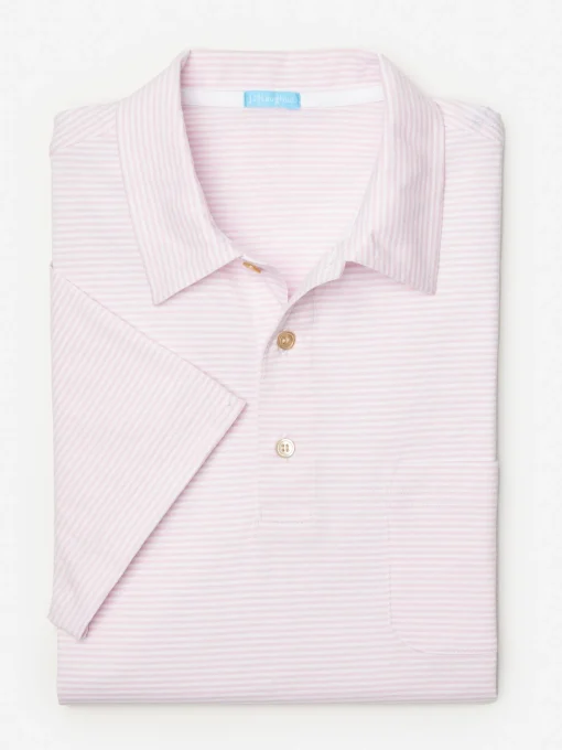 Callahan Cotton Polo in Stripe