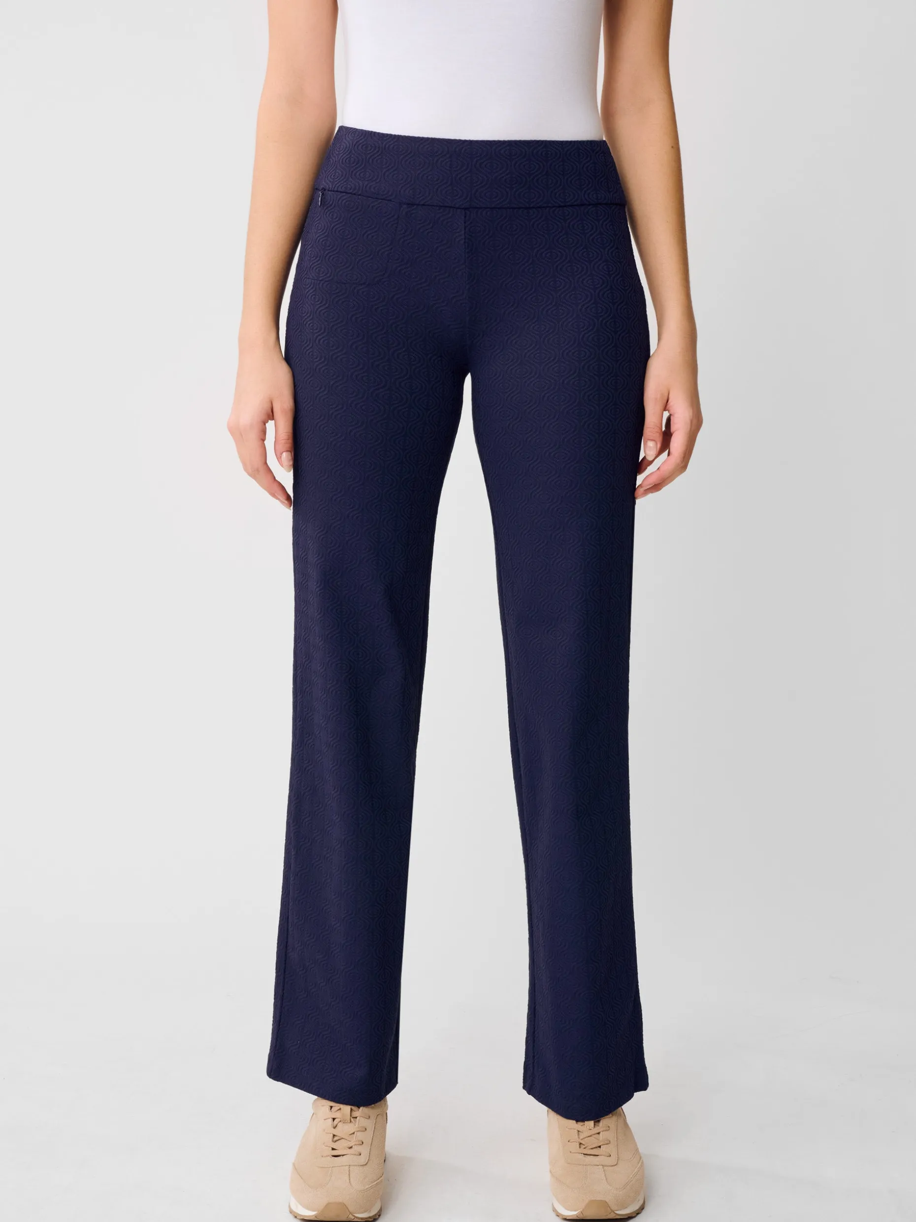 Carmel Pants in Riptide Jacquard
