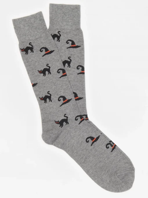 Cat and Witch Sock