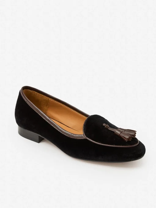 Cecily Velvet Loafers