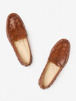 Concetta Woven Leather Loafers