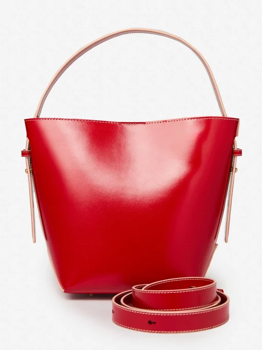 Crawford Leather Bucket Bag