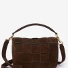 Deni Woven Suede Crossbody