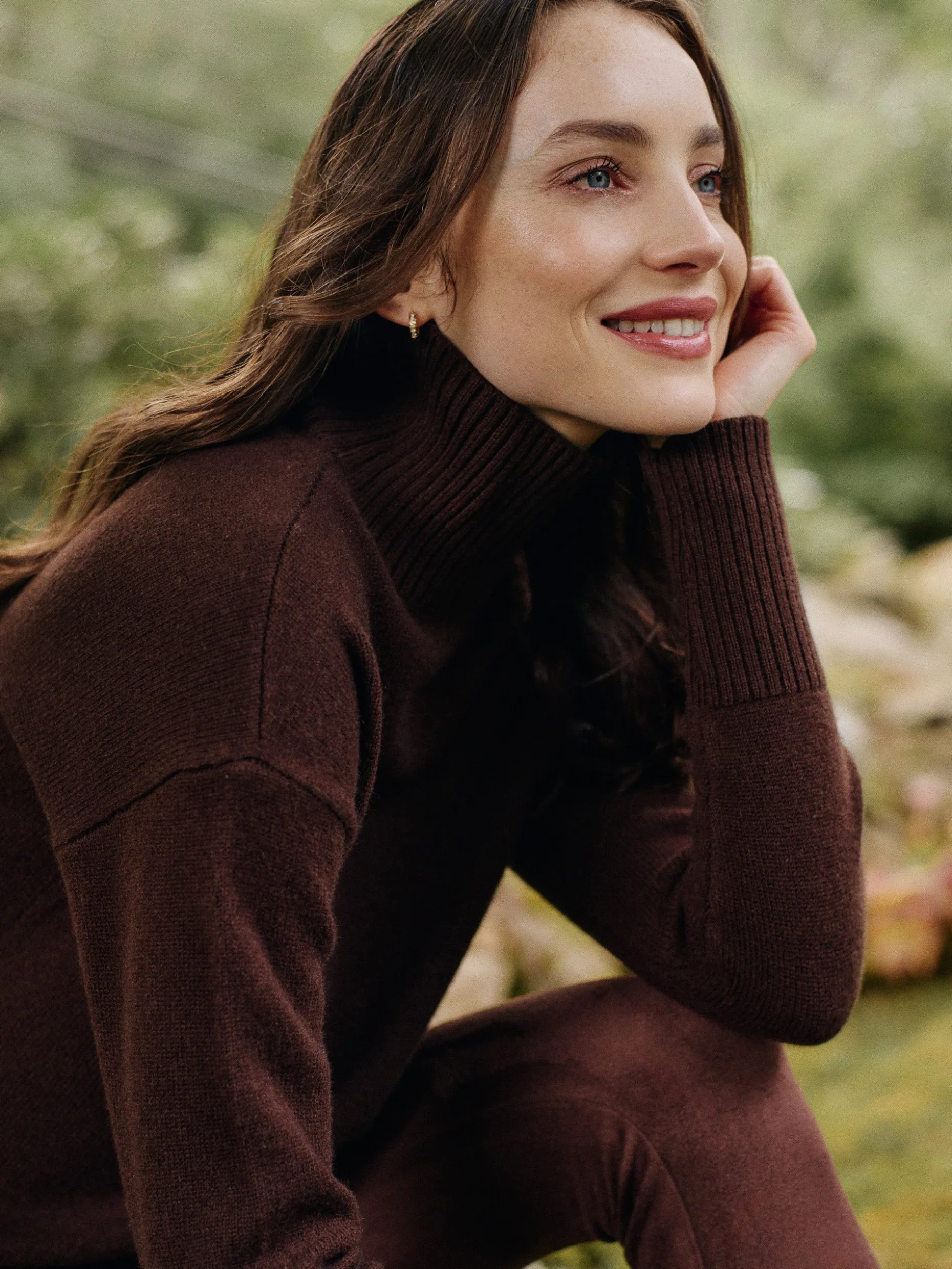 Dina Cashmere Turtleneck