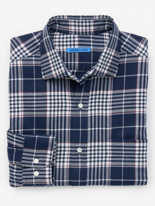 Dobson Classic Fit Flannel Shirt in Plaid