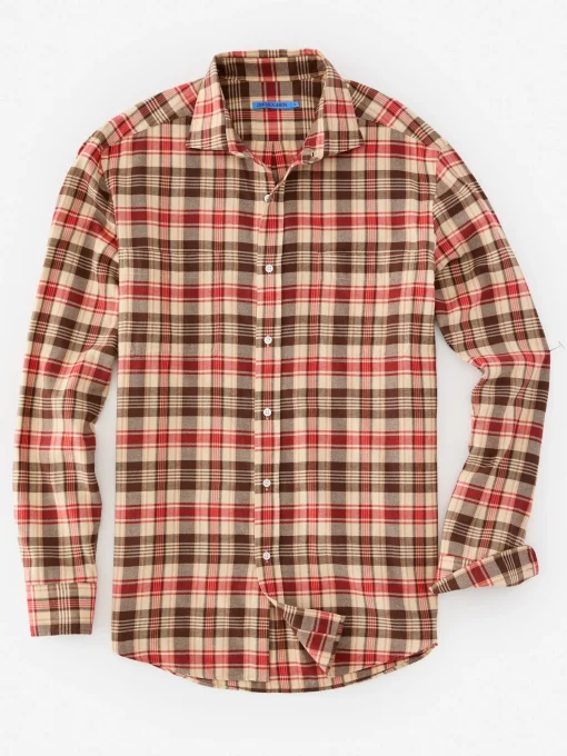 Dobson Classic Fit Flannel Shirt in Plaid