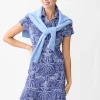 Dorte Dress in Tiger Damask