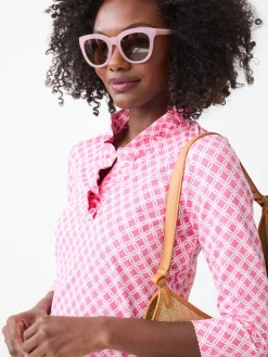 Durham Ruffle Top in Happy Hour