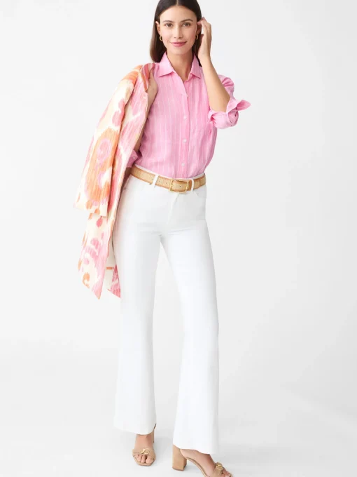 Finn Linen Shirt in Stripe