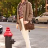 Frade Reversible Wool Coat in Houndstooth