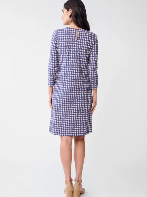 Georgiana Dress in Mini Paris Houndstooth