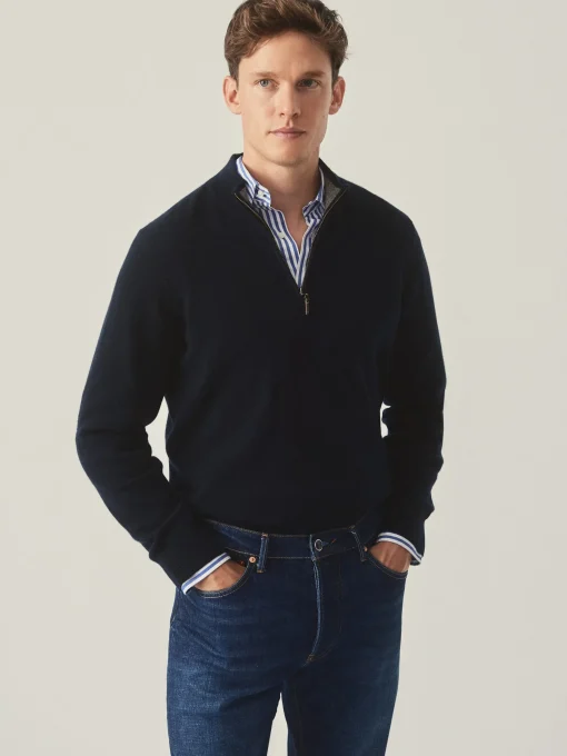 Henry Cashmere 1/4 Zip