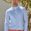 Kosta Performance 1/2 Zip in Covington Stripe