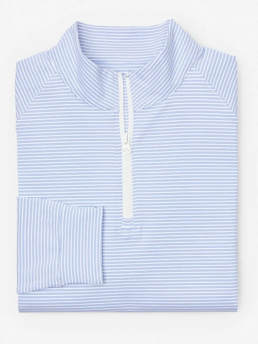 Kosta Performance 1/2 Zip in Covington Stripe