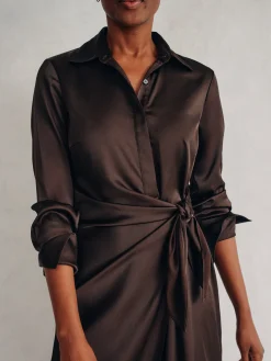 Leandra Satin Dress