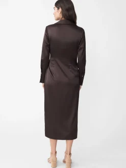 Leandra Satin Dress