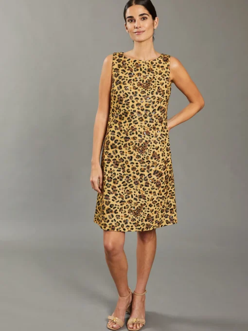 Lizzi Dress in Leopard: RSVP x Steven Stolman
