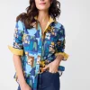 Lois Shirt in Paper Garden Geo
