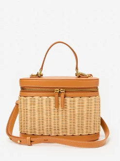 Lyla Wicker Bucket Bag