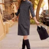 Mare Dress in Mini Raffia Jacquard