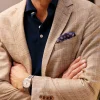 McCown Linen u0026 Wool Sport Coat in Glen Plaid