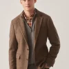 McCown Wool Sport Coat in Herringbone