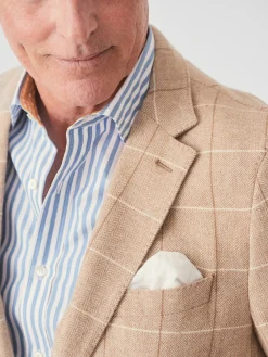 McCown Wool Sport Coat in Herringbone