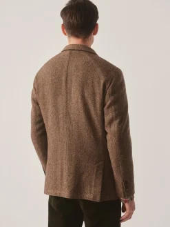 McCown Wool Sport Coat in Herringbone