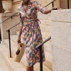 Mercer Dress in Geometric Harmony