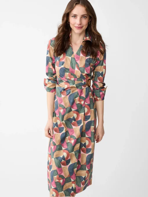 Mercer Dress in Geometric Harmony