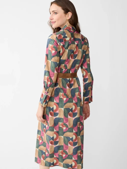 Mercer Dress in Geometric Harmony