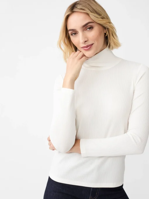 Nadia Metallic Turtleneck