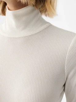 Nadia Metallic Turtleneck