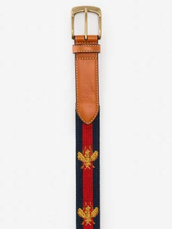 Needlepoint Belt in Bee