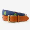 Needlepoint Belt in Christmas Tree