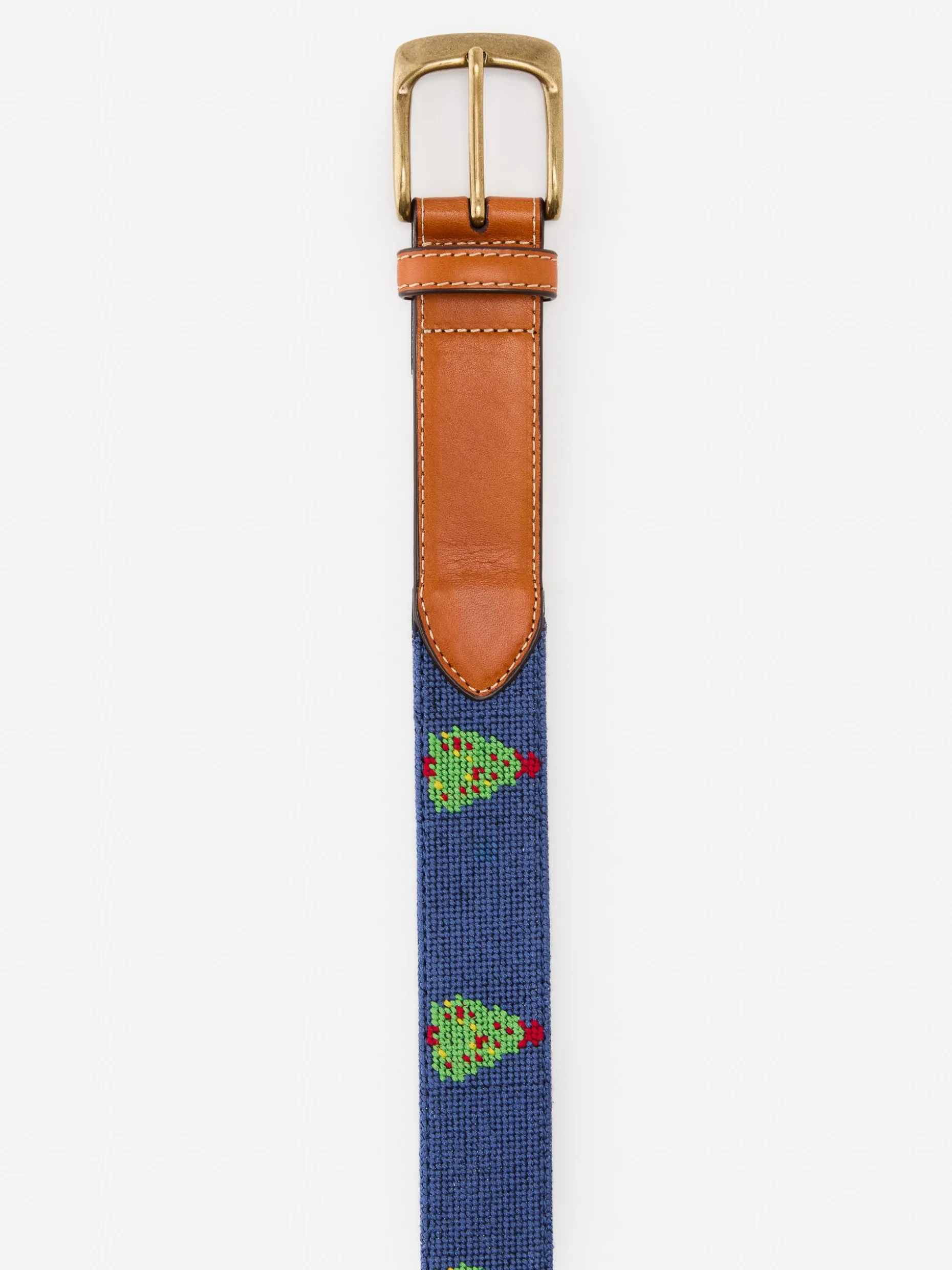 Needlepoint Belt in Christmas Tree
