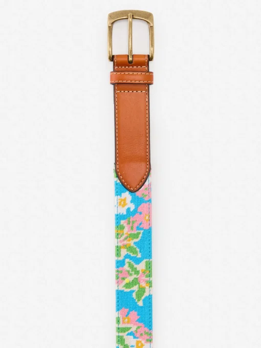 Needlepoint Belt in Floral