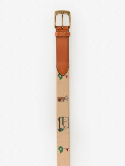 Needlepoint Belt in Golf