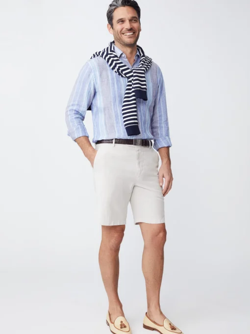 Oliver 9" Shorts in Italian Summer Twill