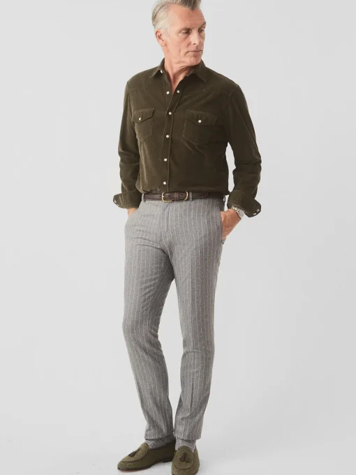 Oxford Pants in Pinstripe