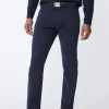 Parker 5-Pocket Straight Pants in Stretch Cotton Sateen